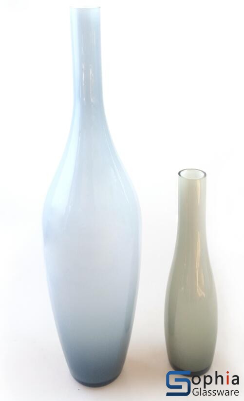 Solid Color Glass Vase Scs030 031 Sophiaglassware Com Glass Vase