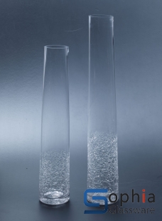 Cracked glass vases SB004-005