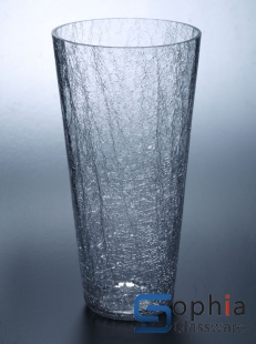 Cracked glass vases SB007