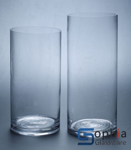 Cylinder glass vase SY017-018