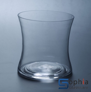 Flared glass vase SYQ007