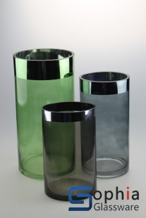 Colored glass vases SCP033-035
