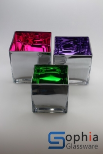 Colored glass vases SCP039-041