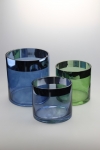 Colored glass vases SCP036-038