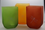 Colored glass vases SCP049