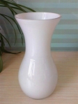 White glass vase SC065