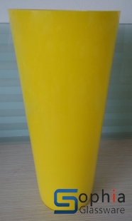 Solid Color Trumpet Glass Vase SCS009