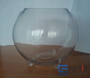 Fish bowl, bubble ball, glass ball with foot SQ105