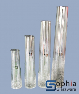 Cracked glass vases SB016-017 SB004-005
