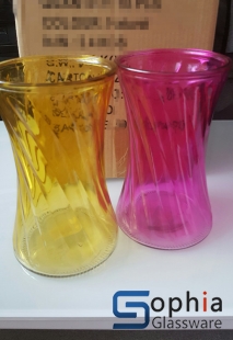 Machine Made Cylinder Glass Vase 