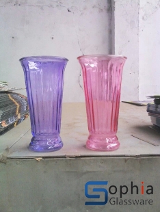 Machine Made Cylinder Glass Vase 