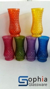 Machine Made Cylinder Glass Vase 