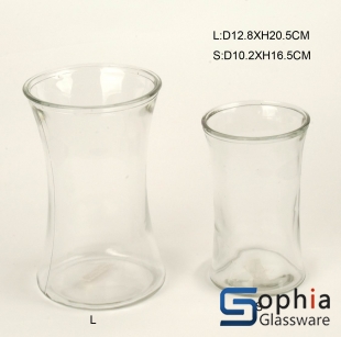 Machine Made Cylinder Glass Vase SMZ030