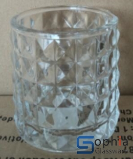 glass candle holders