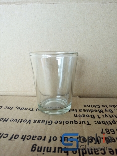 glass candle holders