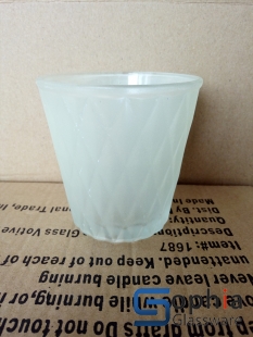 glass candle holders