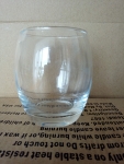 glass optic candle holders
