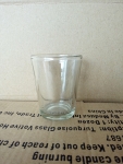 glass candle holders