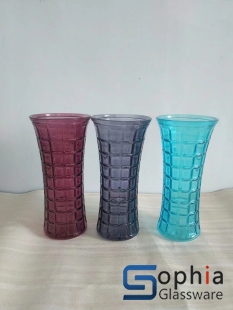 Machine Made Cylinder Glass Vase 