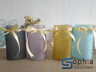 Machine Made Cylinder Glass Vase 