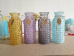 Machine Made Cylinder Glass Vase 